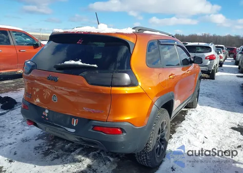 2015 Jeep Cherokee Trailhawk из США, поврежденный, VIN 1C4PJMBB5FW582474